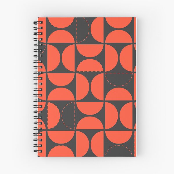 Item preview, abstract semi-circle pattern orange designed and sold by tristanmillward.