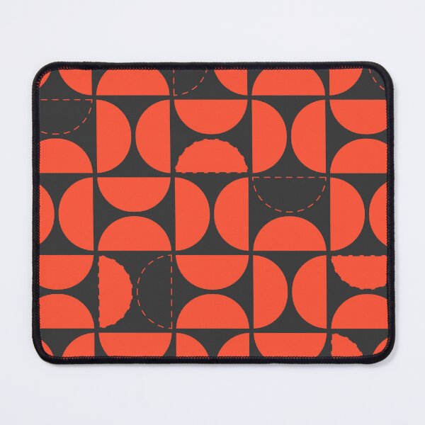 Item preview, abstract semi-circle pattern orange designed and sold by tristanmillward.