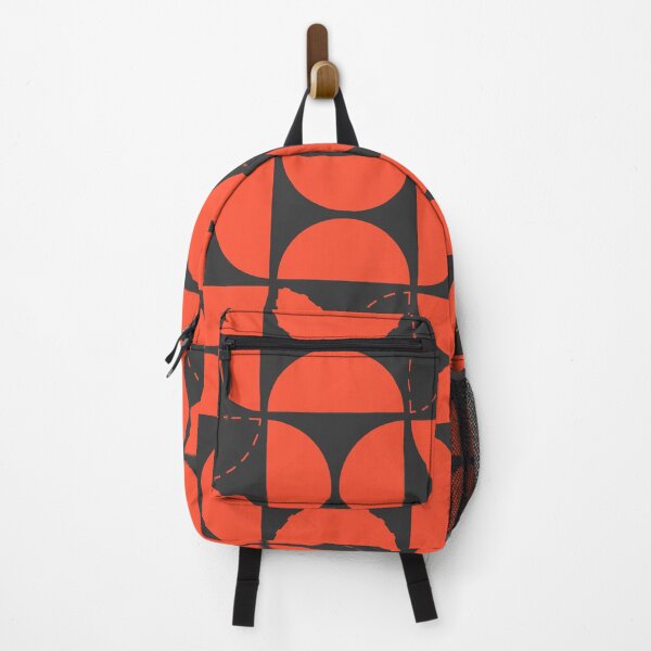 Item preview, abstract semi-circle pattern orange designed and sold by tristanmillward.