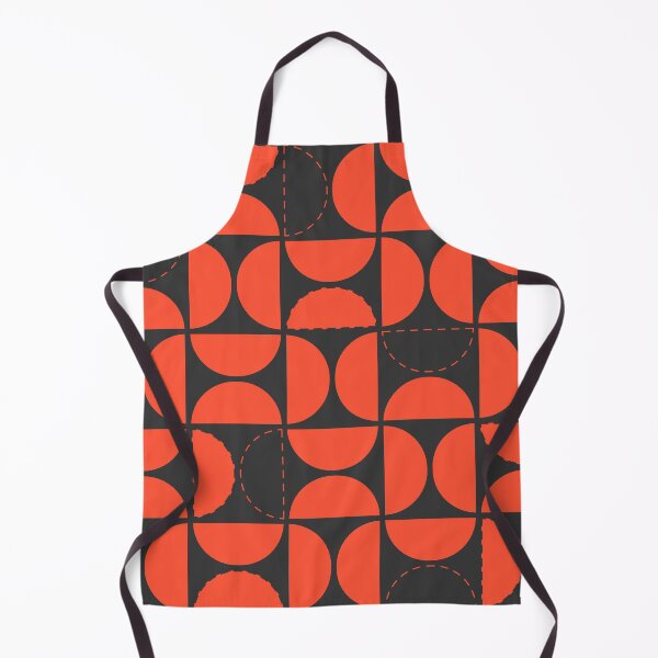 Item preview, abstract semi-circle pattern orange designed and sold by tristanmillward.