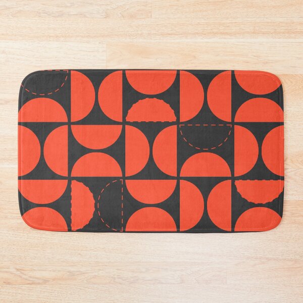 Item preview, abstract semi-circle pattern orange designed and sold by tristanmillward.