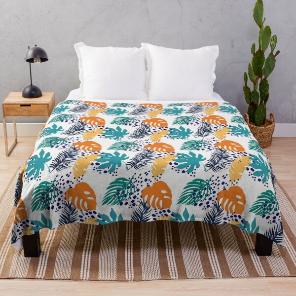 Aperçu de l'œuvre Modèle exotique de feuilles tropicales créée et vendue par NayaChu.
