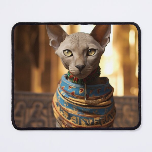 Item preview, Sphynx Cat in an Ancient Egyptian Temple designed and sold by ThisWayUpAr.
