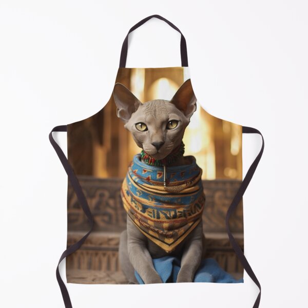 Item preview, Sphynx Cat in an Ancient Egyptian Temple designed and sold by ThisWayUpAr.