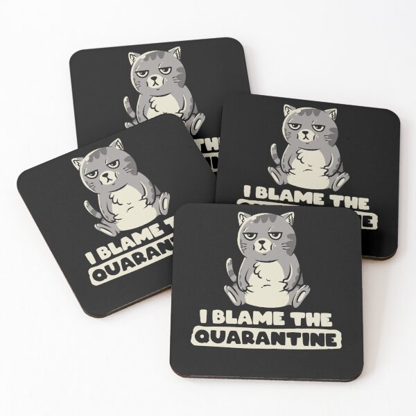 Item preview, I Blame The Quarantine Cute Funny Cat Gift designed and sold by koalateess.