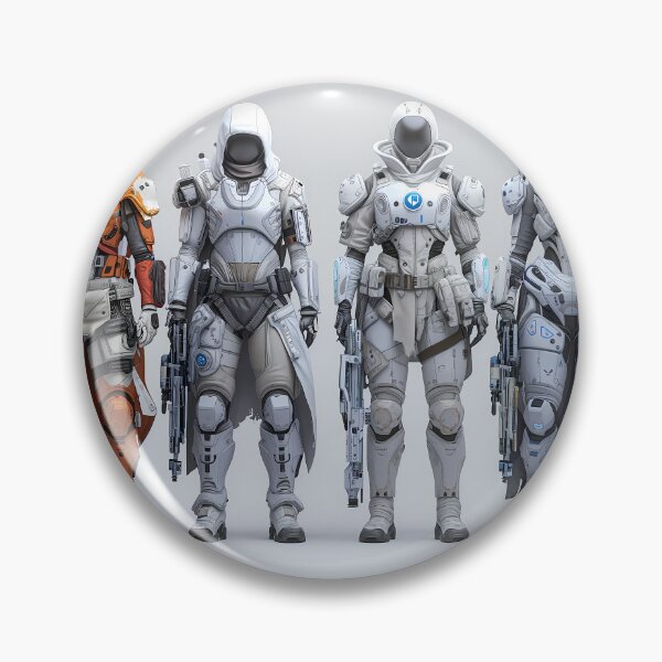 Item preview, Galactic Defenders - Futuristic Space Heroes designed and sold by Asymoney.