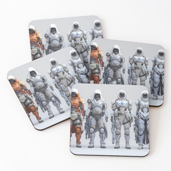 Item preview, Galactic Defenders - Futuristic Space Heroes designed and sold by Asymoney.