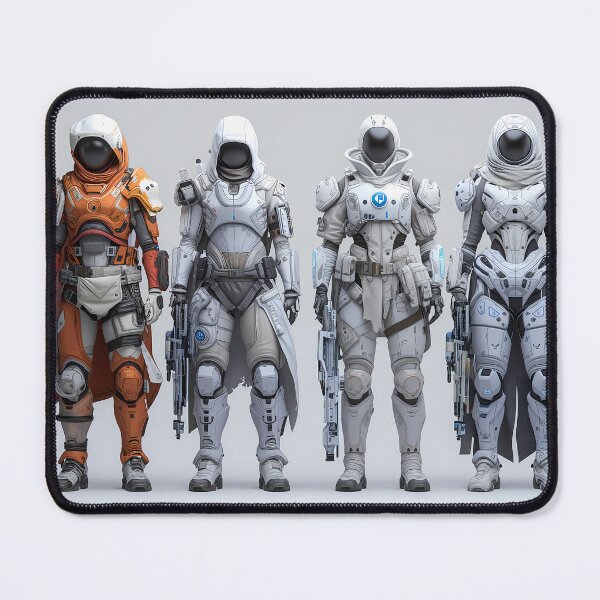 Item preview, Galactic Defenders - Futuristic Space Heroes designed and sold by Asymoney.