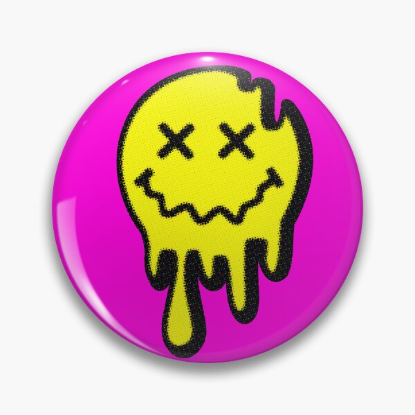 Item preview, ACID SMILEY (MELTING) #6 (DEEP SHADOW) designed and sold by RICK-TURNER.
