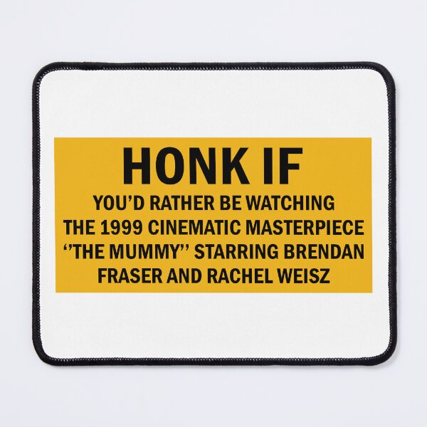 Item preview, Honk if you love The Mummy bumper designed and sold by BUMPER-STICKERS.