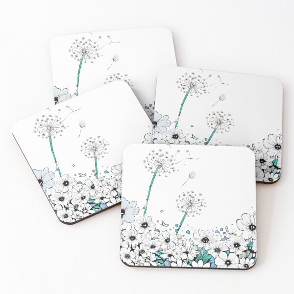 Item preview, white flowers designed and sold by agaksiazek.