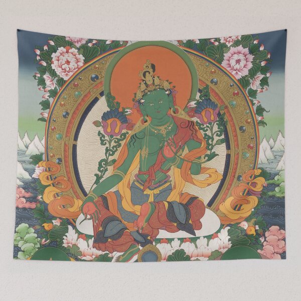 Item preview, Green Tara Thangka designed and sold by Onodera.