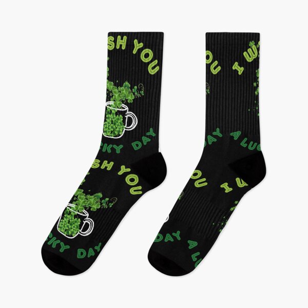Item preview,  I Wish You A Lucky Day Green Shamrock Essential T-shirt designed and sold by MAGness.