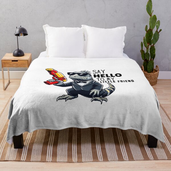 Item preview, Mafia Iguana "Say Hello To My Little Friend" designed and sold by ZMaria.