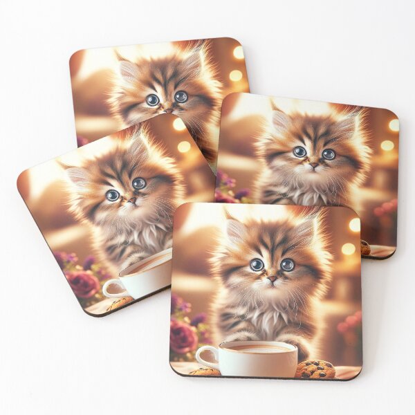 Item preview, Kitten coffee break designed and sold by Cerberus-Art.