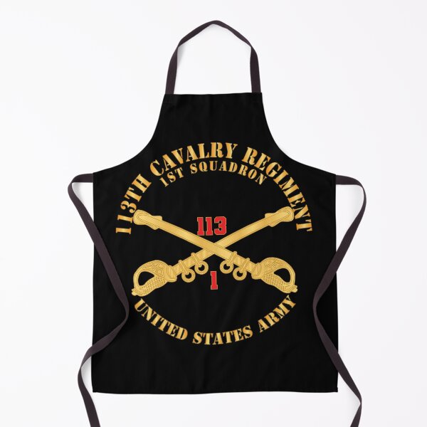 Item preview, 113th Cavalry Regiment - Cav Br - 1st Squadron w Red Regt Txt X 300 designed and sold by Military Insignia Products.