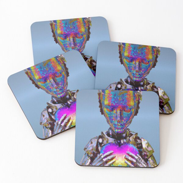 Item preview, Metallic Melodies of Love: A Machine's Heartfelt Pursuit designed and sold by Xcvaliciaguth.