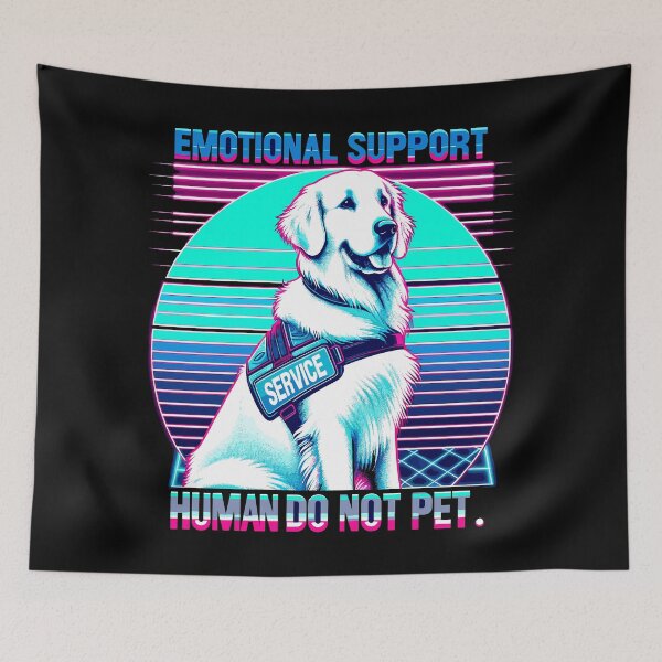 Item preview, emotional support human do not pet designed and sold by toobel.