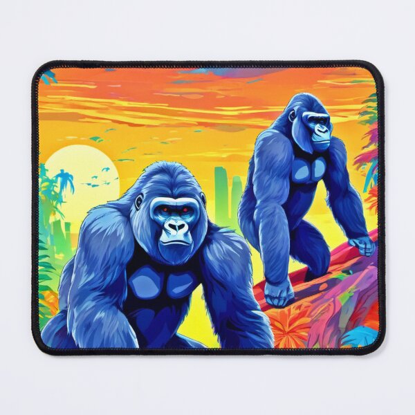 Item preview, Colorful Gorillas Art designed and sold by Health And Fitness Posts e-Store.