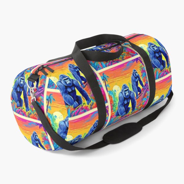 Item preview, Colorful Gorillas Art designed and sold by Health And Fitness Posts e-Store.