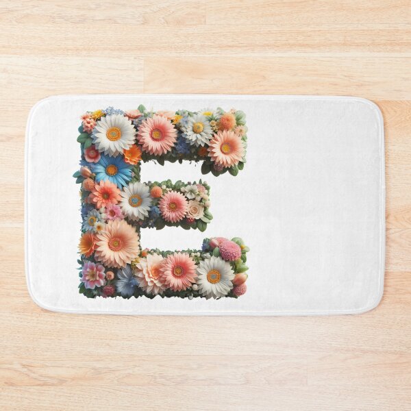 Item preview, Letter “E” containing flowers designed and sold by yeekazar.