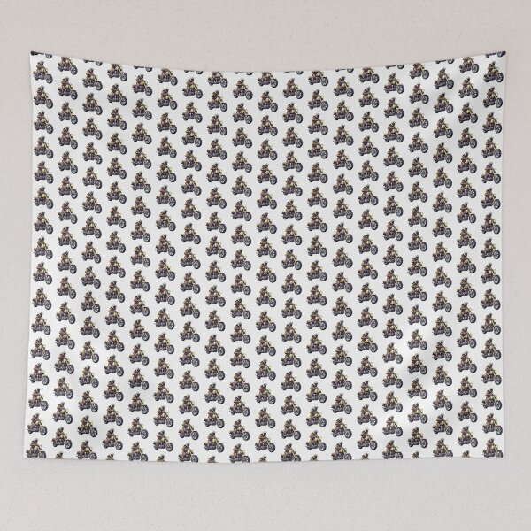 Item preview, HORSE & MOTORCYCLE designed and sold by AmazingBackDrop.