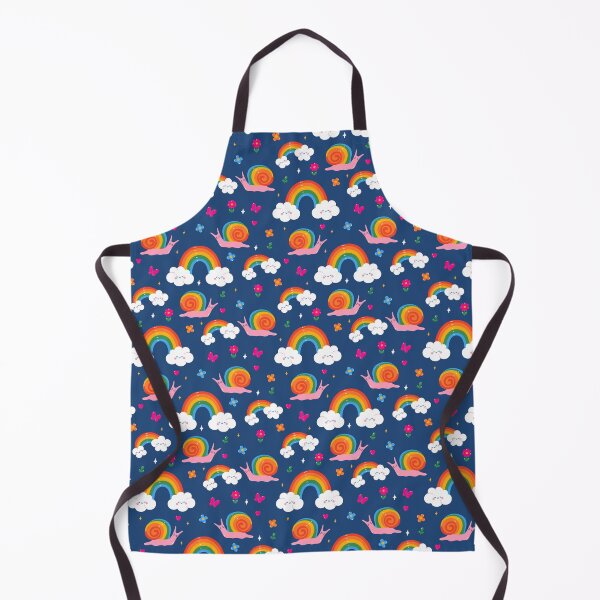 Item preview, pattern with snails and rainbows designed and sold by burbura.