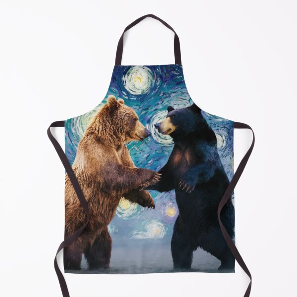 Item preview, Cute Grizzly Bear and Black Bear Dancing Zoo Pals designed and sold by sportsimpact.