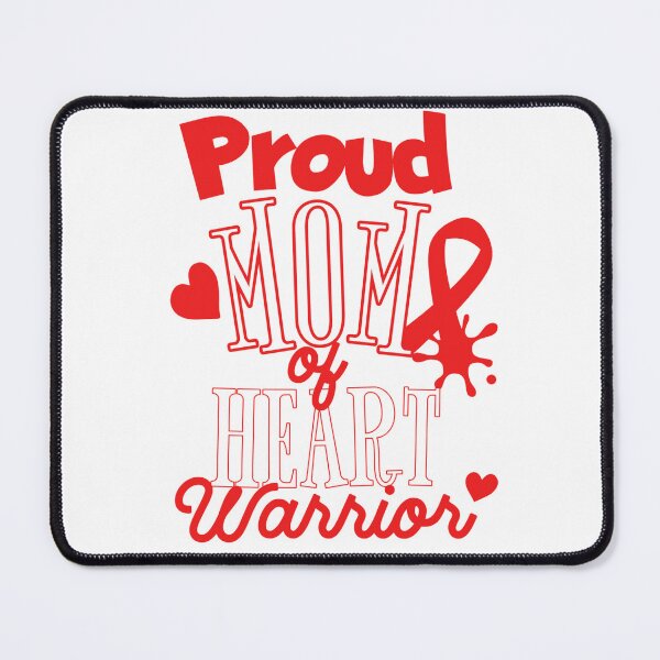 Item preview, CDH Awareness Go Red In February Proud Mom Of Heart Warrior designed and sold by Nicole Creates.