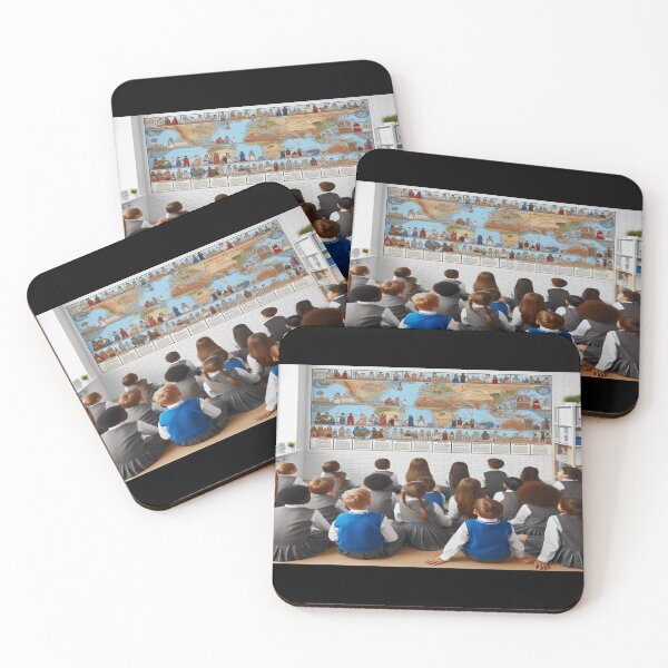 Item preview, Children Timeline Maps Inspired Wall Art and Puzzle_1 designed and sold by Cupideros.