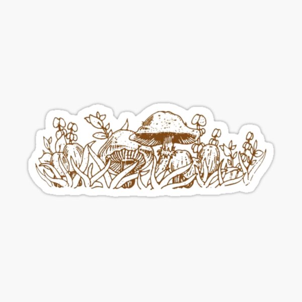 Item preview, Merry Mushrooms - vintage design designed and sold by YonderAndBeyond.