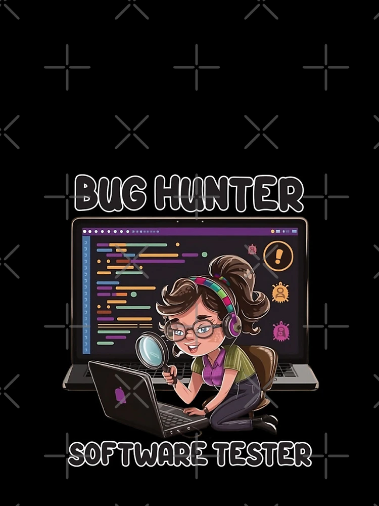 Thumbnail 4 of 4, iPhone Case, Bug Hunter Software Tester designed and sold by softwaretesting.