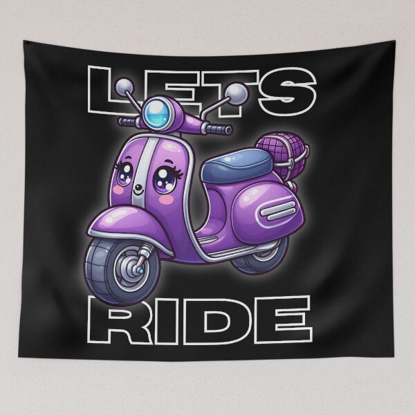 Item preview, Let's Ride a Scooter designed and sold by Fr0mtheMachine.