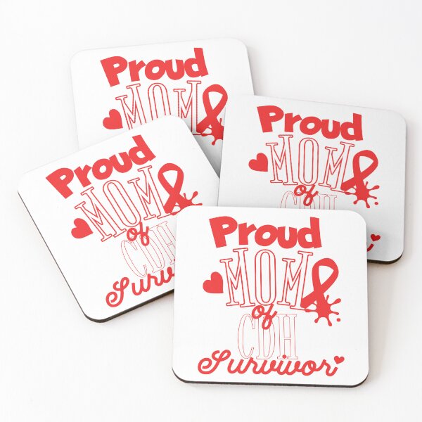 Item preview, CDH Awareness Go Red In February Proud Mom Of CDH Survivor designed and sold by Nicole Creates.