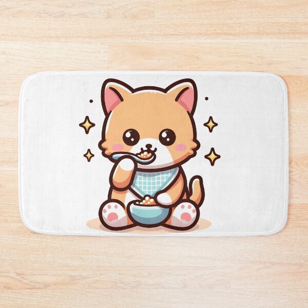 Item preview, Kawaii Kitten With Bib designed and sold by CanvasCutie.