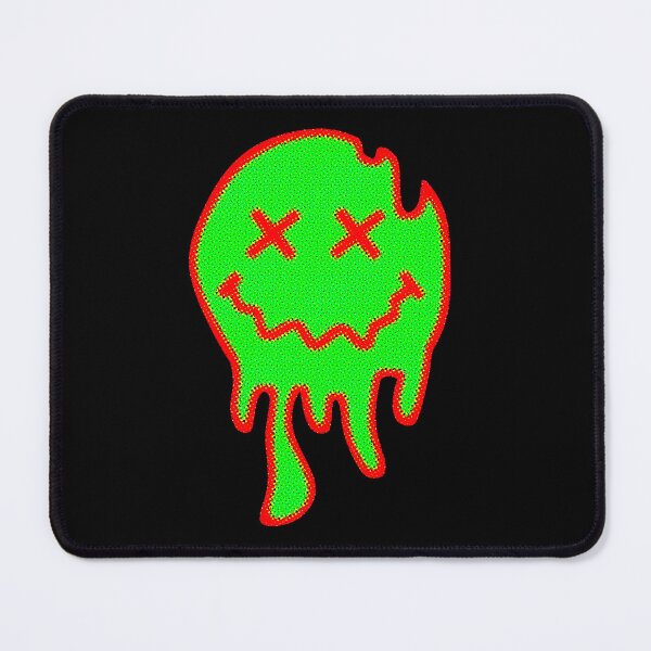 Item preview, ACID SMILEY (MELTING) #8 (RED/GREEN) designed and sold by RICK-TURNER.