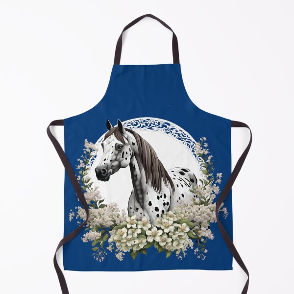 Item preview, Cartoon Tattoo Art Of Appaloosa With Border Of Syringa Flowers designed and sold by taiche.