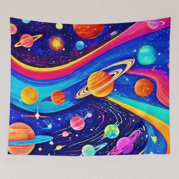 Item preview, Vibrant Universe Art designed and sold by Health And Fitness Posts e-Store.