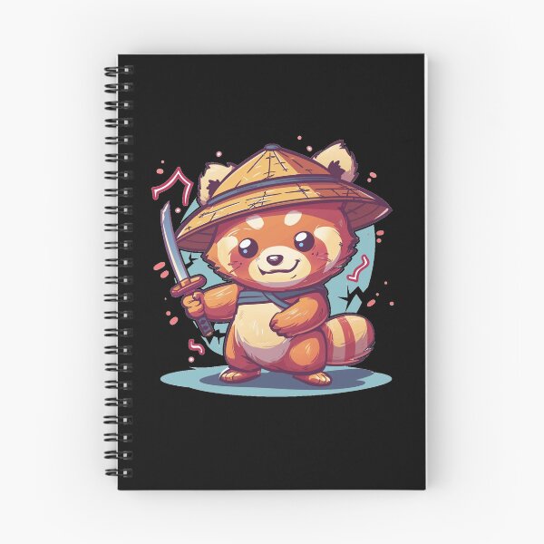 Item preview, Cute Samurai Red Panda with sword and electric designed and sold by MilkyBerryShop.