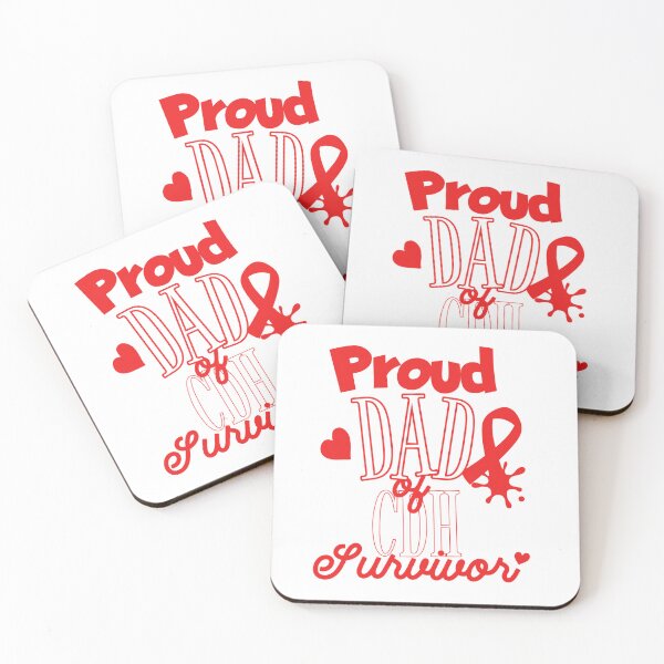 Item preview, CDH Awareness Go Red In February Proud Dad Of CDH Survivor designed and sold by Nicole Creates.