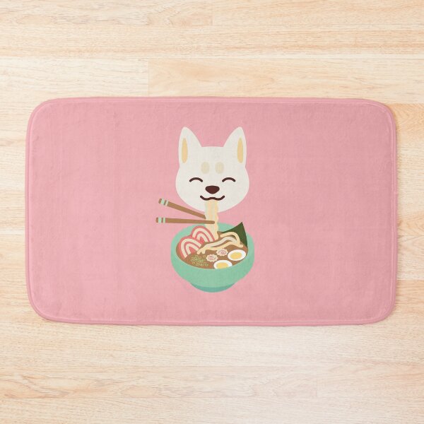 Item preview, Cream Shiba Inu eats ramen designed and sold by MINIMOillu.