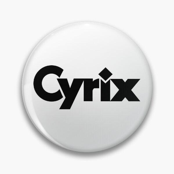 Item preview, Cyrix logo solid black designed and sold by nogeek.