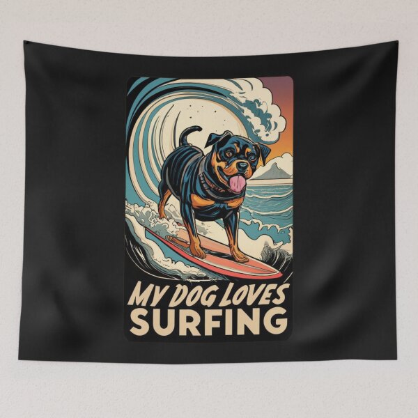 Item preview, My Dog Loves Surfing designed and sold by Sketch-Shack.