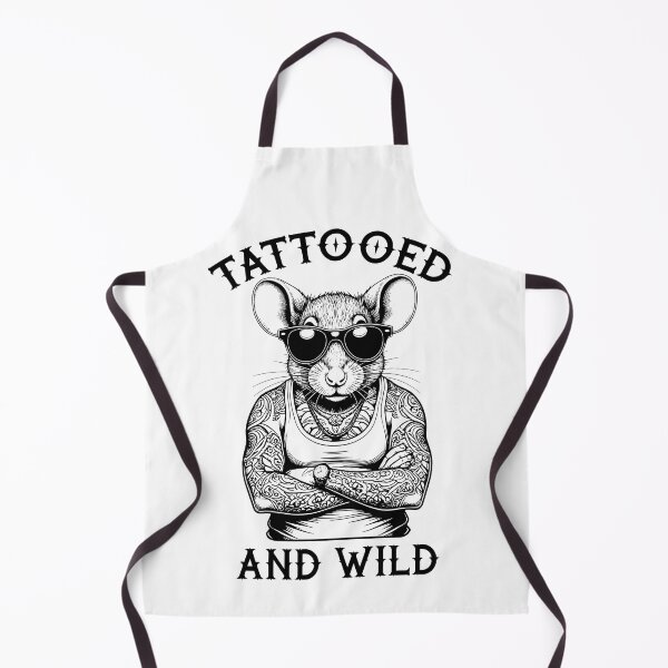 Item preview, Tattooed And Wild Funny Inked Mouse Animal Tattoo Lover designed and sold by GrandeDuc.