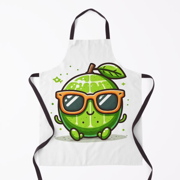 Item preview, Kawaii Lime With Sunglasses designed and sold by CanvasCutie.