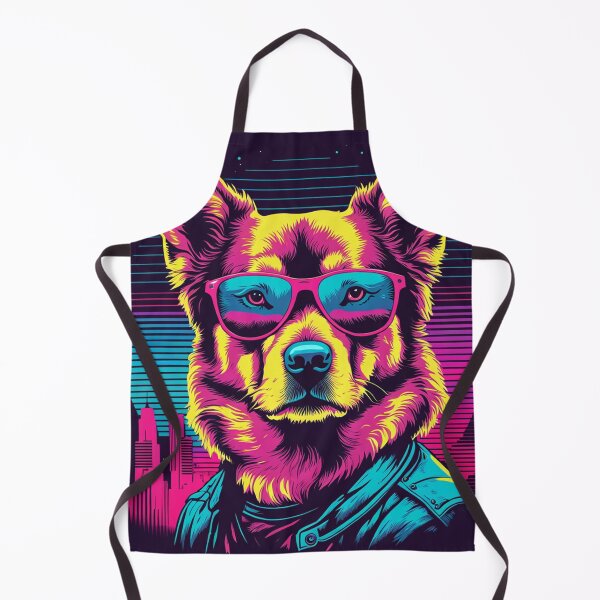 Item preview, Dog with glasses the intrepid traveler who turns every car ride into a stylish adventure, with the wind blowing between the ears and lenses reflecting the moving landscape designed and sold by Pulsant  Paintings.