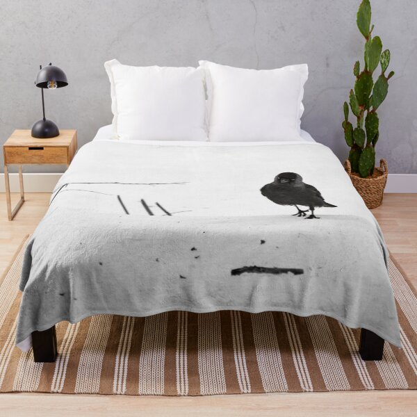 Item preview, Step by step. Eurasian jackdaw bw designed and sold by Jouko Lehto Photography.