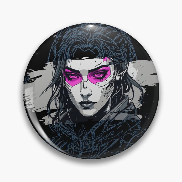 Item preview, Synthwave Vaporwave Cyborg Girl v1 designed and sold by Geek-O-MNL.