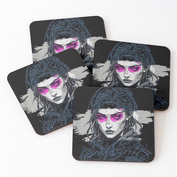 Item preview, Synthwave Vaporwave Cyborg Girl v1 designed and sold by Geek-O-MNL.