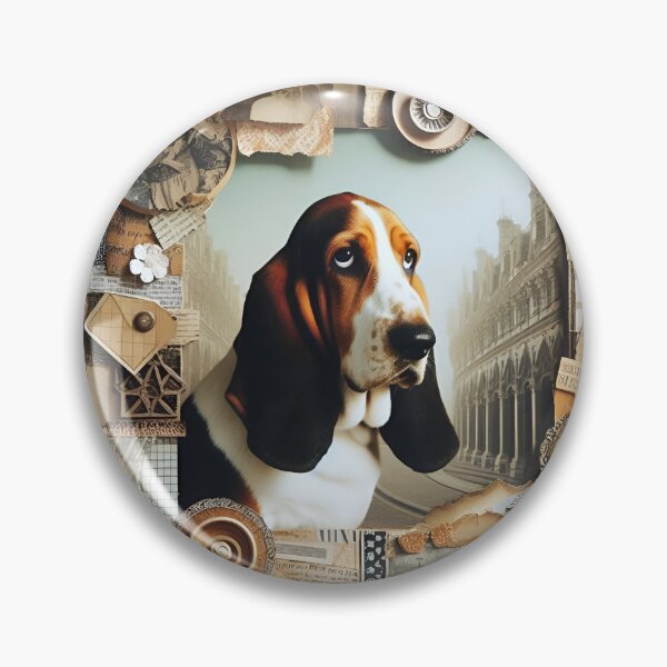 Item preview, Majestic Basset Hound Illustration designed and sold by PawspectCreate.